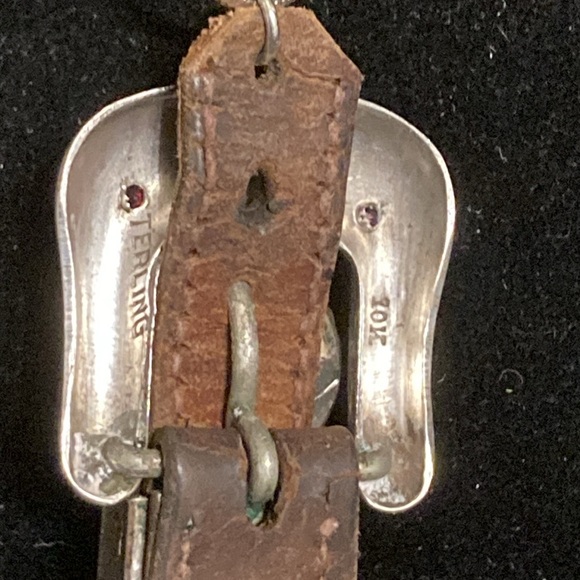 Remade old 10K and Sterling watch band necklace - Picture 6 of 16